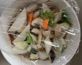 肉無豆腐中華風ボロネーゼ味が白菜野菜炒め作り方13写真