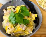 白だしでふわとろ!しめじたっぷり親子丼作り方11写真