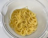 手抜き缶詰めパスタ《カルディの缶詰め》作り方2写真