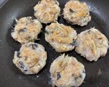えび・豚ひき肉・ごぼうのまとめ焼き作り方6写真