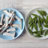 シャキシャキ♪モロッコインゲンと豚こまの中華炒め作り方1写真