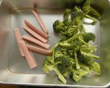 魚肉ソーセージとブロッコリーの春巻き作り方1写真