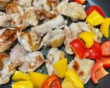 鶏もも肉と彩り野菜のハニーマスタード炒め作り方4写真
