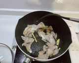 セロリと魚の炒め物作り方3写真