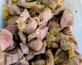 砂肝に調味料3つで簡単レシピ作り方4写真
