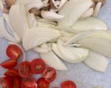 煮込み10分！鯖の水煮缶でアクアパッツァ風作り方1写真