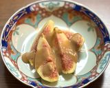 無花果（いちじく）の胡麻クリームかけ作り方3写真