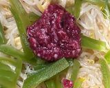 山クラゲともやしの梅麹和え作り方5写真