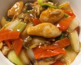 鶏ささみときのこの中華丼作り方10写真