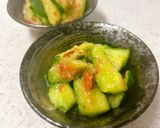 たたききゅうりの梅酢&たたき梅和え作り方6写真