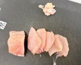 水晶鶏♪手作り梅酢玉ねぎだれがけ作り方3写真