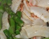 アスパラとイカの焦がしバター炒め【食遺産作り方7写真