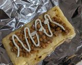5分でおつまみ！お揚げの納豆チーズ焼き作り方2写真