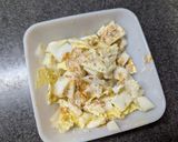 サラダ感覚で♡和風白菜チーズトースト作り方2写真