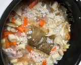 鶏としめじの炊き込みご飯作り方6写真