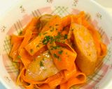 お弁当にも！にんじんとウィンナーのナポリタン風作り方3写真