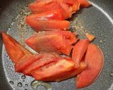 糖質を意識したワンパントマトと玉子の中華風炒め作り方3写真