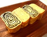 一度で作る♪海苔ハーフ卵焼き(お弁当)作り方8写真