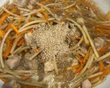 簡単な鶏肉きんぴら作り方3写真