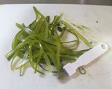 茎ワカメの酢の物（白髪ねぎカッターで）作り方5写真