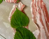 大葉の肉巻き作り方1写真