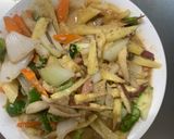 お一人様野菜たっぷりビビンバウインナー丼作り方14写真