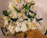 ニラたま炒飯作り方2写真