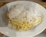 新玉葱と食べる納豆パスタ🧅作り方2写真
