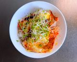 ベーコンエッグチーズ丼作り方5写真