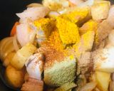 くたくたブロッコリーの玉子ポークカレー作り方1写真