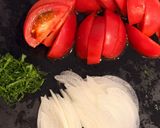 夏野菜たっぷり♪トマトと新生姜の甘酢漬け作り方1写真