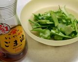 ブロッコリーの茎も美味しく(ごま油和え)作り方5写真