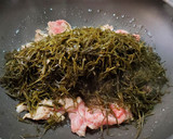 切り昆布と豚肉の炒め煮マーマレード風味作り方2写真