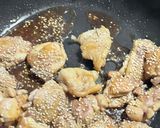 今日の晩御飯！鶏肉のごま照り焼き作り方5写真