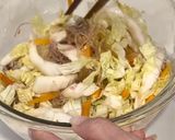 レンチン完成！子供も食べられる白菜春雨作り方3写真