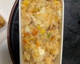 レンジさっぱり洋風甘辛オイ梅味炒飯弁当作り方13写真