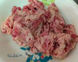 レンジで青椒肉絲🤩作り方1写真