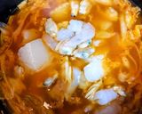 簡単夕飯・寒い日!海鮮豆腐スンドゥブの鍋作り方6写真