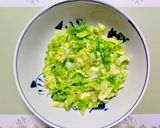 簡単昼食!春キャベツ捏ねないハンバーグ丼作り方9写真