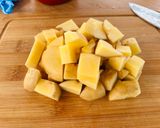 じゃがいもとズッキーニ炒め　キャンプ飯作り方1写真