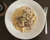 レトルトスープ粉で★クリーム系パスタ作り方10写真
