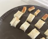人参ツナのサンドイッチ＝ピザ風🍕作り方3写真