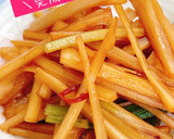 捨てないで☆うどの皮のきんぴら作り方4写真