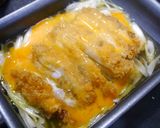 簡単！四角いチキンカツ丼作り方2写真