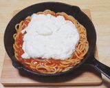 重ねて焼くだけ☆スパゲティミートグラタン作り方4写真