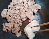 簡単今夜の夕飯！えのき豚肉韓国チャプチェ主菜作り方6写真
