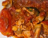 豚こま肉とマッシュルームの濃厚トマト煮作り方7写真
