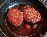 ハンバーグ葡萄バルサミコ入りワインソース作り方7写真