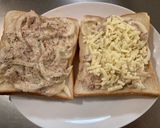 だし香るツナ玉ねぎの海苔マヨトースト作り方3写真