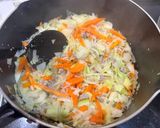 野菜たっぷり♪豚挽肉のちゃんぽん風スープ作り方3写真